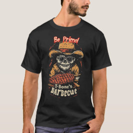 Grappig Zombie-ontwerp op een zwarte T-shirt