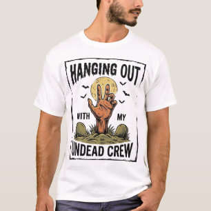 Grappig Zombie Shirt voor Horror Fans Vintage Onde