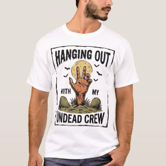 Grappig Zombie Shirt voor Horror Fans Vintage Onde