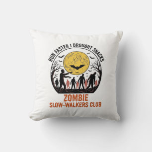 Grappig Zombie T-shirt met Gegraveerde Maan en Don Kussen