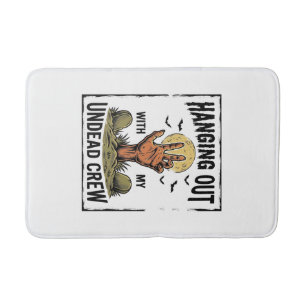 Grappig Zombie T-shirt voor Horror Fans Vintage On Badmat