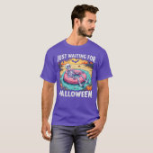 Grappig Zomer 2025 Spooky Skeleton Wachten op T-shirt (Voorkant volledig)