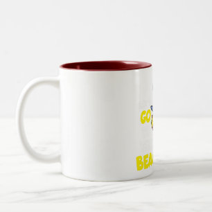 Grappig zomer haai strand ontwerp PNG & SVG   Scha Tweekleurige Koffiemok