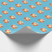 Grappig Zomer Vakantie Chill Goose Zwembad Cadeaupapier (Hoek)