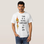 Grappig zomerfeest t-shirt (Voorkant volledig)
