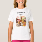 Grappig zomerijs voor kinderen t-shirt (Voorkant)