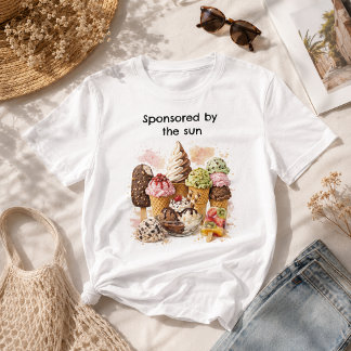 Grappig zomerijs voor kinderen t-shirt