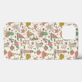 Grappig zomerpatroon met schepen Case-Mate iPhone case (Achterkant (horizontaal))