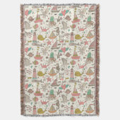 Grappig zomerpatroon met schepen deken (Voorkant Verticaal)