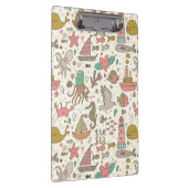 Grappig zomerpatroon met schepen klembord (Rechts)