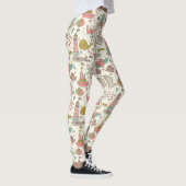 Grappig zomerpatroon met schepen leggings (Rechts)