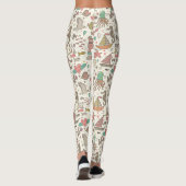 Grappig zomerpatroon met schepen leggings (Achterkant)
