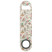 Grappig zomerpatroon met schepen speed flessenopener (Voorkant)