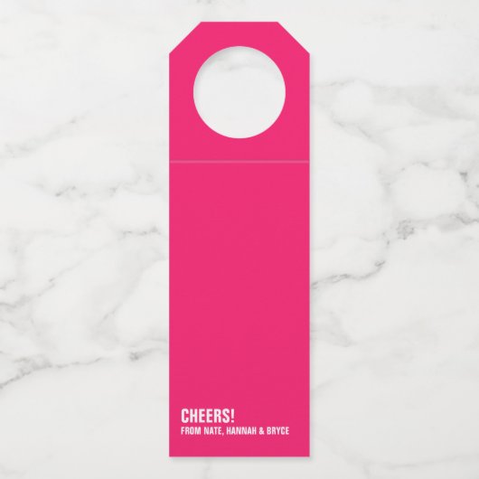 Grappig zomerreces cadeau voor wijn flessenhanger (Achterkant)