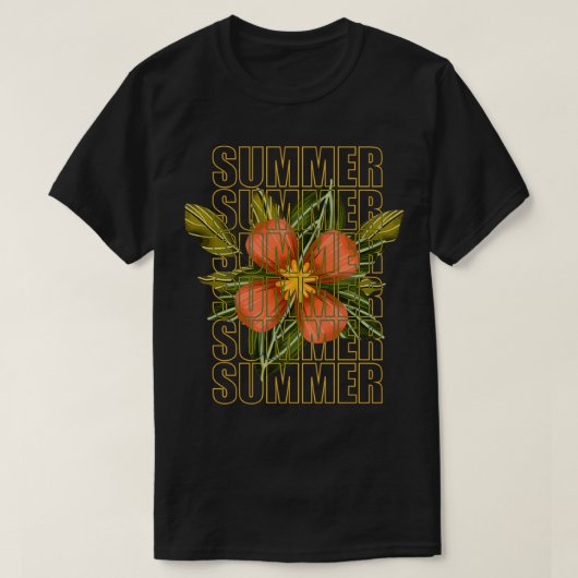 Grappig zomerreces voor mannen en vrouwen t-shirt (Design voorkant)