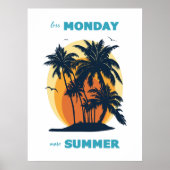 Grappig zomers ontwerp. poster (Voorkant)