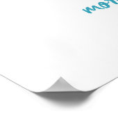 Grappig zomers ontwerp. poster (Hoek)