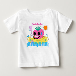 Grappig zomervrucht kinder T-shirt