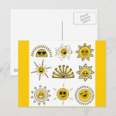 grappig_zon2 briefkaart (Voorkant / Achterkant)