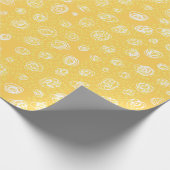 Grappig zonnig naadloos patternabstract, kunst, ba cadeaupapier (Hoek)