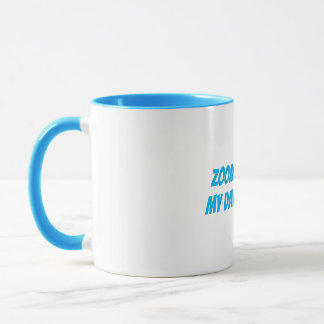 Grappig "Zoom & Coffee My Daily Routine" Mok