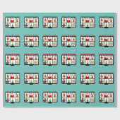 Grappig zoomvakantiepapier cadeaupapier (Vlak)