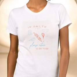 Grappig Zoutige Bakker Chef Keuken Humor Cadeau Sh T-shirt