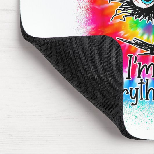 Grappig zwart kat Het is goed dat ik goed ben... a Muismat (Hoek)