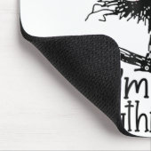 Grappig zwart kat Het is goed dat ik goed ben... a Muismat (Hoek)