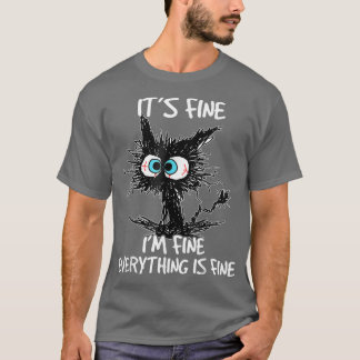 Grappig zwart kat Het is goed dat ik goed ben... a T-shirt