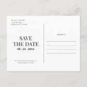 Grappig zwart-wit krantenfoto bruiloft briefkaart (Achterkant)