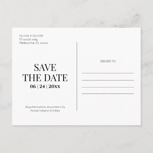 Grappig zwart-wit krantenfoto bruiloft briefkaart (Achterkant)