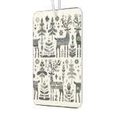 Grappig zwart-wit rendierpatroon luchtverfrisser (Links)