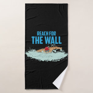 Grappig Zwem Citaat Zwemmer Cadeau Badhanddoek