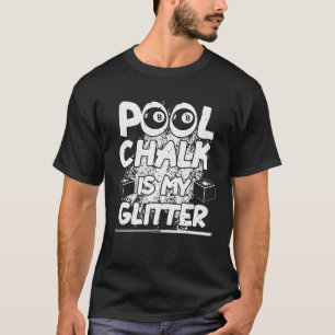 Grappig zwembad Biljart Zwembad Sport Tafel Speler T-shirt