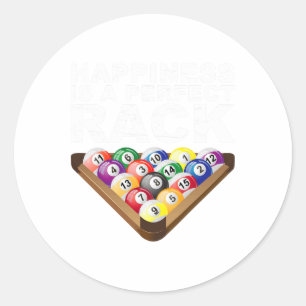 Grappig Zwembad Snooker Perfect Rack Biljart 8 Ronde Sticker