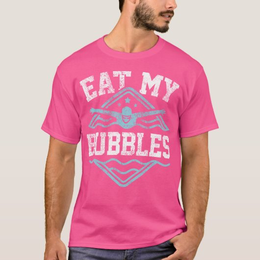 Grappig Zwemmen Gezegde Zwemmer T-shirt (Voorkant)