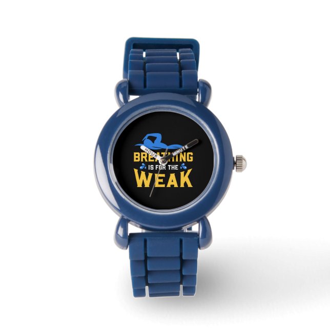 Grappig Zwemmen Horloge (Voorkant)