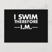Grappig zwemmen voor een zwemmer die IM zwemt Briefkaart (Voorkant)
