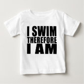 Grappig zwemmers citeert jokes I Swim en daarom be (Voorkant)