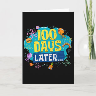 Grappige 100 dagen later leraar kinderen gelukkige kaart