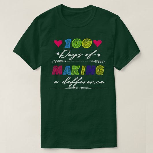 grappige 100 dagen om een ander Shirt te maken (Design voorkant)