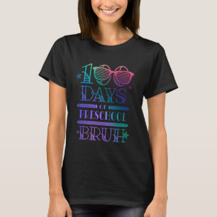 Grappige 100 dagen school peuters leerling leraar t-shirt