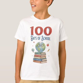 Grappige 100 dagen school t-shirt