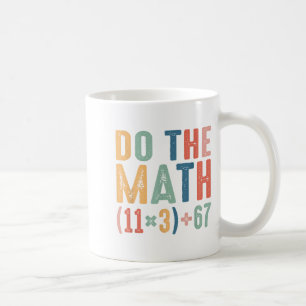 Grappige 100 dagen school wiskunde vergelijking do koffiemok