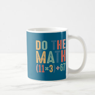 Grappige 100 dagen school wiskunde vergelijking do koffiemok