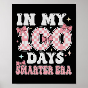 Grappige 100e dag van school voor leraar of leerli poster