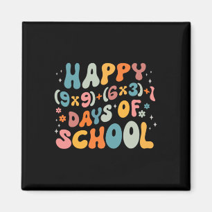 Grappige 100e dag Wiskunde Formula 100 Days of Sch Magneet