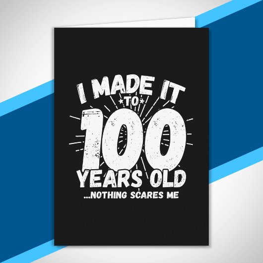 Grappige 100e verjaardag citaat sarcastisch 100 ja kaart