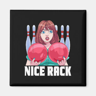 Grappige 10-pins Bowler Leuke Rack Bowling Magneet